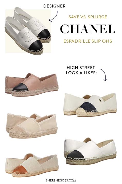 chanel espadrilles dhgate|Chanel dupes shoes.